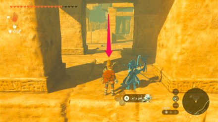 TOTK - Gerudo Sanctuary South Entrance