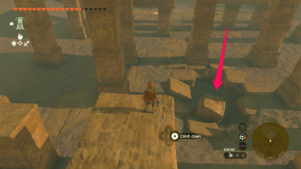 TOTK - Gerudo Sanctuary North Entrance