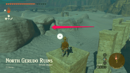 TOTK - Valley of the Silent Statues Ruins Entrance