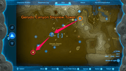 TOTK - Gerudo Great Skeleton Route