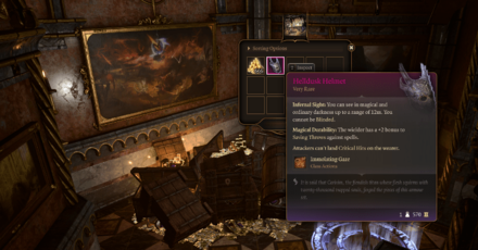 Baldurs Gate 3 - Helldusk Helmet