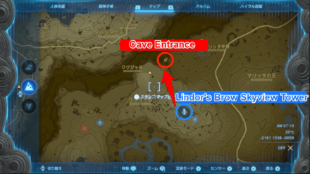 TOTK - Tanagar Canyon East Cave Route