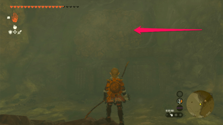 TOTK - Tanagar Canyon East Cave Bubbulfrog Location 1