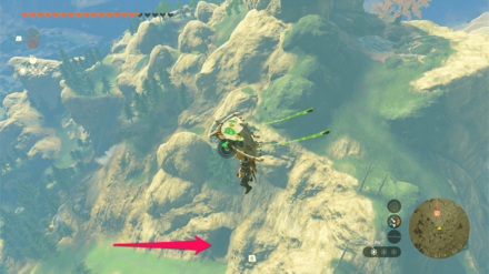 TOTK - Satori Mountain Cave Entrance