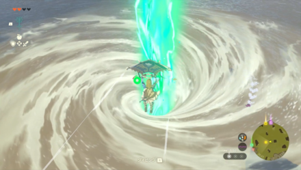 Zelda TotK Link Jumps Into Ancient Zora Waterworks