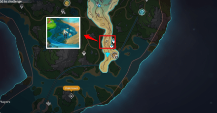 Genshin - Emperor of Iron and Fire Tunnel Location