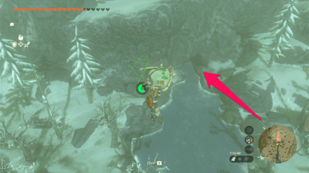 TOTK - Hebra Headspring Cave Entrance