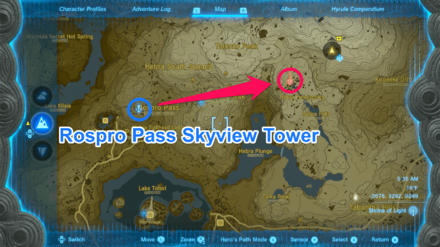 TOTK - Hebra Headspring Cave Route