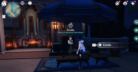 Genshin Impact - Talk to Estelle