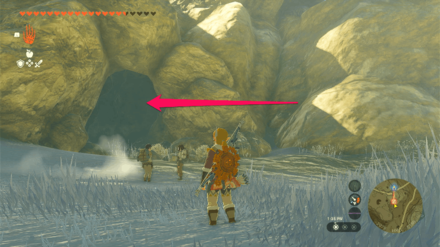 TOTK - Brightcap Cave Entrance