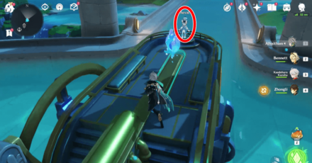 Genshin - Romaritime Harbor Talk to Aeval