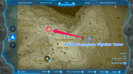 TOTK - Hebra Mountains Northwest Cave Route