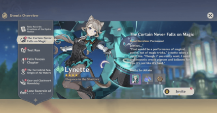 Genshin Impact - How to Get Free Lynette in Events Page.png