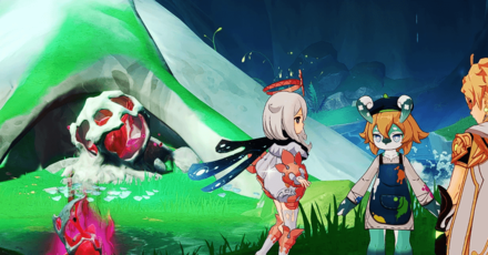 Genshin Impact A Brush of Seafoam and Crimson Walkthrough - Adjust the Position of the Prisim to Let it Resonate with the Ore