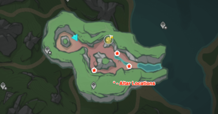 Genshin Impact - Hydro Core Altar Locations