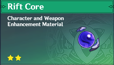Genshin Impact - How to Get Rift Core and Effects