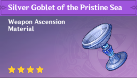 Genshin Impact - How to Get Silver Goblet of the Pristine Sea and Effects