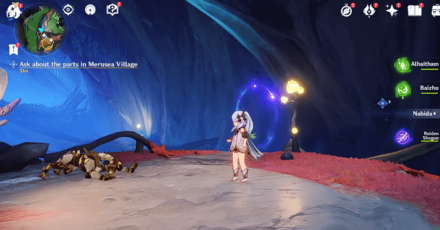 Genshin Impact A Gradient of Dreams and Ochre Walkthrough - Collect Strange parts