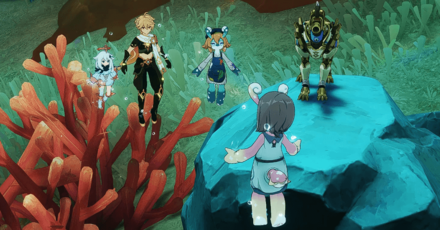 Genshin Impact A Gradient of Dreams and Ochre Walkthrough - Find the trapped Melusine