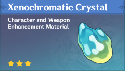 Genshin Impact - How to Get Xenochromatic Crystal and Effects