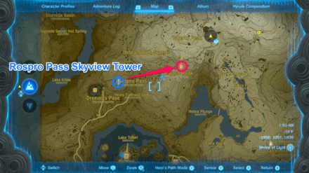 TOTK - Talonto Peak Cave Route