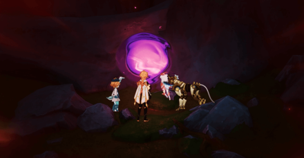 Genshin Impact Blue Longing of Heart and Moon Walkthrough - Head to the designated location