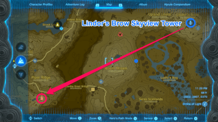 TOTK - Ancient Columns Cave Route