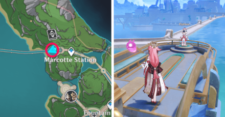 Genshin Impact - Fontaine Aquabus Guide - Navia Line Location