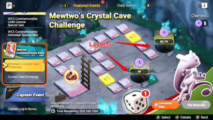 Pokemon UNITE - Crystal Cave Ladders (Mewtwo Y)