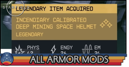 Starfield - List of All Armor Mods
