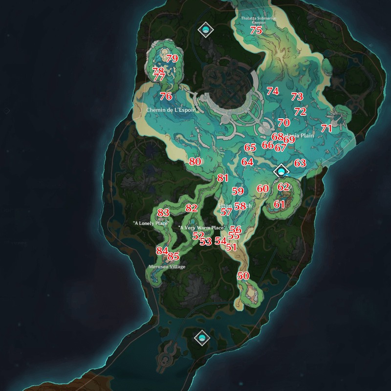 Genshin, Morte Region Map Location Guide