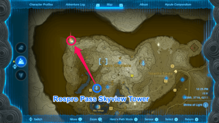 TOTK - Icefall Foothills Cave Route