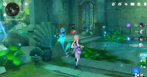 Genshin - leaving the sword room