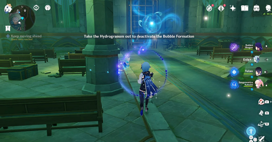 Genshin - deactivating the Bubble Formation