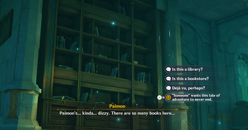 Genshin - Someone wants this tale of adventure to never end