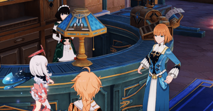 Genshin Impact Echoes of the Ancient World Walkthrough - Talk to Katheryne