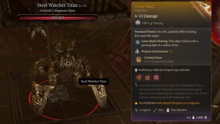 Baldurs Gate 3 - Gontr Mael