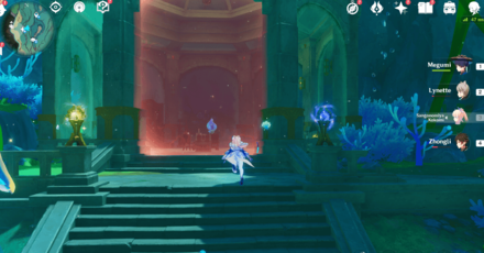 Genshin - Fontaine Underwater Locked Room Elton Trench