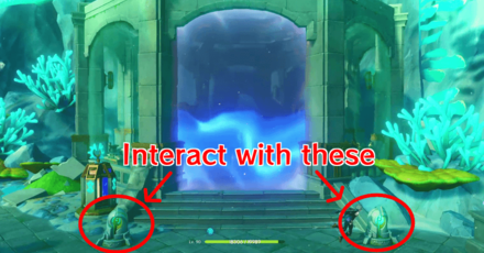 Genshin - Locked Room Salacia Plains - 5 Interact to unlock