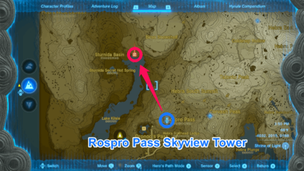 TOTK - Lake Kilsie Cave Route