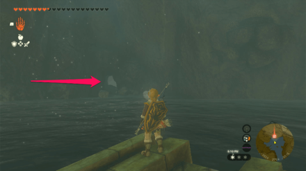 TOTK - Lake Kilsie Cave Entrance