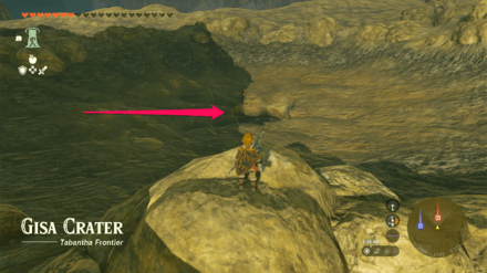 TOTK - Gisa Crater Cave West Entrance