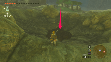 TOTK - Gisa Crater Cave East Entrance