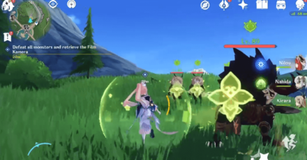Genshin Impact - In Expert Company Part 1 - Defeat Monsters Nearby