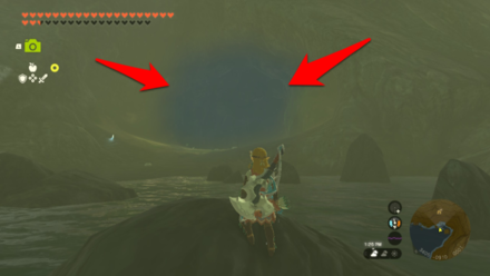 Zelda TotK Lanayru Road East Cave Entrance 2