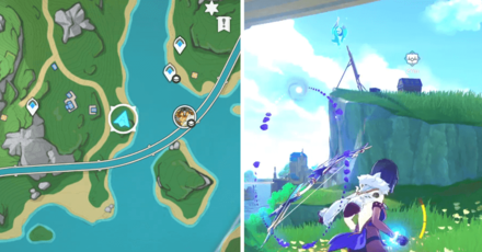 Genshin Impact - Good Stuff, but Terrible Taste Quest Guide - Salsa Location 3