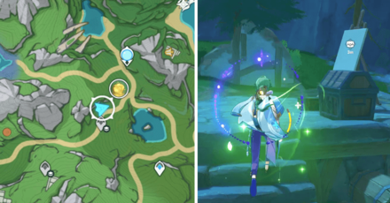 Genshin Impact - Good Stuff, but Terrible Taste Quest Guide - Salsa Location 2