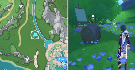 Genshin Impact - Good Stuff, but Terrible Taste Quest Guide - Salsa Location 5