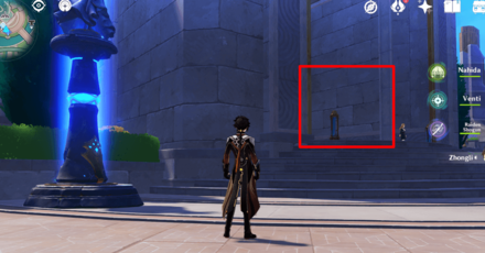 Genshin - Walk from the Court of Fontaine Statue