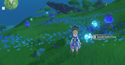 Genshin Impact - Good Stuff, but Terrible Taste Quest Guide - Hydro Crystal Puzzle 2